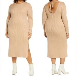 Wayf, Dede & Emily BFF Collection Midi Sweater Dres, Size 2X